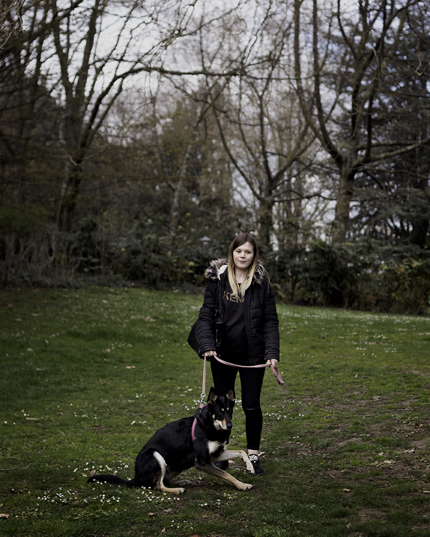 Photographie Documentaire Maitre et Chien La Femme et le Berger Allemand Toulouse