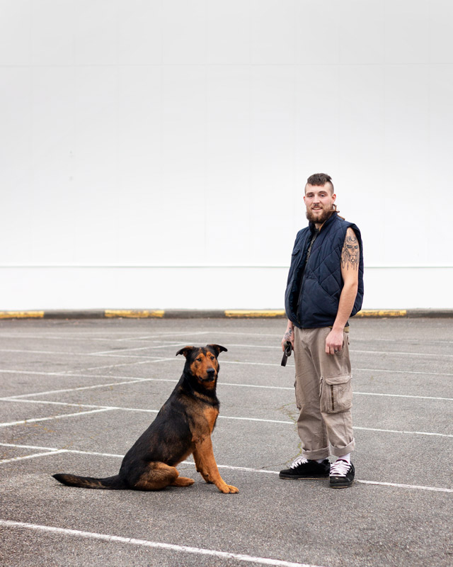 Photographie documentaire Maitre et Chien Nas & Jook Toulouse