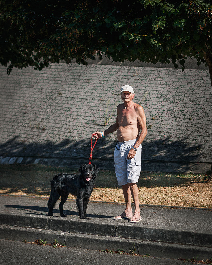 Photographie documentaire Maitre et Chien Robert Baud & Tarzan